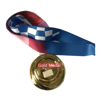 Madalya 2020 Altın Gümüş Bronz Metal Zanaat 85 Mm Rozeti Kurdele İle
