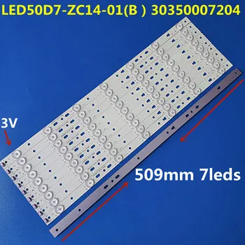 Yeni 10 adet LED Şerit LED50D7-ZC14-01 (B) LED50D14-ZC14-01/02/03/04 / 05A İçin D50MF7000 50S510 LED50A900 LD50U3000 V500HJ1-PE8
