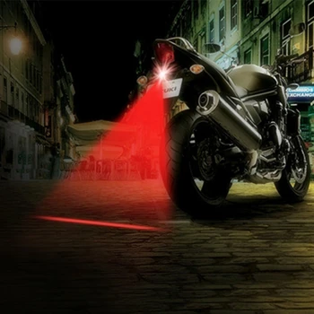24V 12V Lazer Projektör Lens Motosiklet Arka Lambası Araba Sis Lambası Fren sinyal ışığı Arka Uyarı Dekoratif Moto Bisiklet Aksesuarları