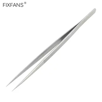 FIXFANS 165mm Uzun Hassas Cımbız Paslanmaz Çelik kaymaz Cımbız Zanaat Takı Laboratuvar Elektronik Saatçi Tamir Araçları