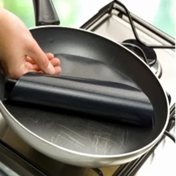Yapışmaz Mat Tava Kızartma Astar Levha Pişirme Wok sac levha Mutfak BARBEKÜ Pişirme Paspaslar Pişirme Aracı BARBEKÜ ızgara matı Aracı önlemek için Sopa