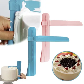 Ayarlanabilir Kek Kazıyıcı Fondan Spatula kremalı kek Kenar Pürüzsüz Kek Dekorasyon Araçları DIY Bakeware Mutfak Aksesuarları