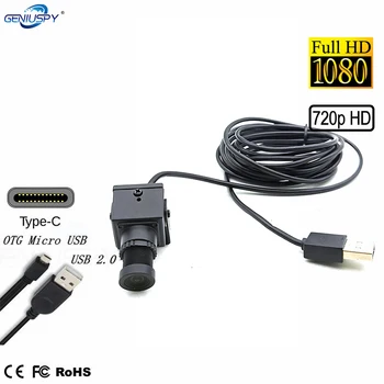 20*20mm USB 2.0 Web Kamera Kurulu Lens Mini Boyutu 720 P 1080 P Full HD Sanayi PC UVC Mikro ATM Usb Kamera Makinesi Kendinden Satış