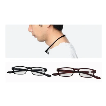 Ultralight Asılı Streç okuma gözlüğü Erkekler Kadınlar Anti-yorgunluk HD Presbiyopi Gözlük Diyoptri +1.0 1.5 2.0 3.0 4.0