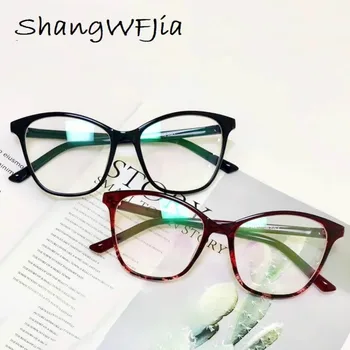 Moda Kedi Göz Çerçeveleri Gözlük Marka tasarım Kadınlar şeffaf Çerçeve erkekler için Büyük çerçeve göz galses kadın şeffaf lens Gözlük