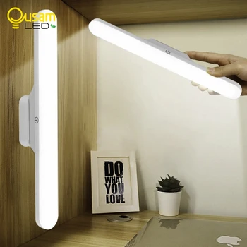 Masa lambası Yatak Odası USB Lamba masa lambası Karartma 3000K 6000K Manyetik Başucu Lambası Şarj Edilebilir Ofis Çalışma Okuma ışığı
