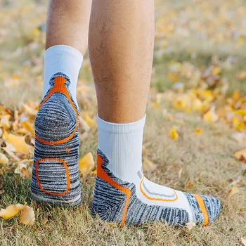 USHINE Trekking açık spor çorapları basketbol çorapları kaymaz Bisiklet Çorap Kış Tırmanma Termal Çorap