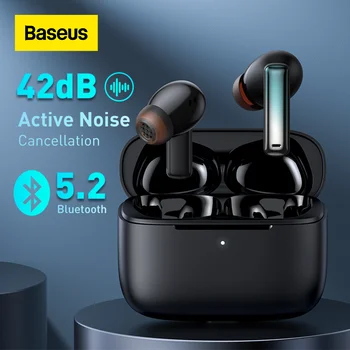 Baseus Bowie M2 Kulaklık, ANC TWS kablosuz bluetooth 5.2 Kulaklık, Aktif Gürültü Önleyici Kulaklık, Mic ile ENC Kulaklık xiaomi