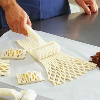 Yüksek Kaliteli Küçük Plastik Pizza Kraker Dilimleri Kek Pişirme Araçları hamur açma makinesi Kafes Kesme Aletleri