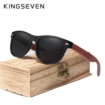 KINGSEVEN Gri Lens Güneş Gözlüğü Polarize Kare 2019 Lüks Marka Tasarım Vintage güneş gözlüğü Kadınlar Için Oculos de sol masculino