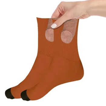 2 adet Eğlenceli Desen Göstermek Çorap Dikişsiz Ayak Pamuk Renkli Çorap Nefes Orta Çorap Sıkı Yıkanabilir Yumuşak Yetişkinler için erkekler