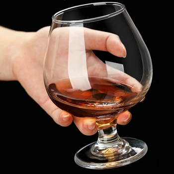 Konyak Brendi GlassTransparent Yüksek Kapasiteli Kadeh cam kırmızı şarap şişesi Kokulu Bardak Takım Viski Votka Bar Restoran İçme Kabı